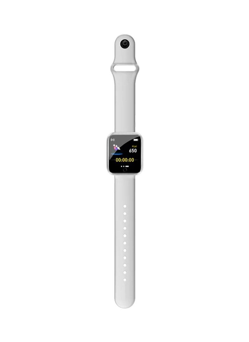 TWEGGON - Apple Watch Strap/Band Compatible With 46mm/45mm/44mm/49mm Silicone Strap for Apple watch All Series White - Image 1