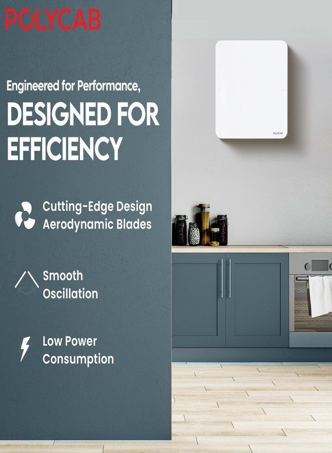 Polycab Freshly Prime BLDC 150mm Energy Efficient Exhaust fan for Kitchen, Bathroom | Noiseless, Sleek Design Easy to Clean | High Speed, Powerful Motor, 100% Copper Winding, 2 Year Warranty【White】 - Image 4