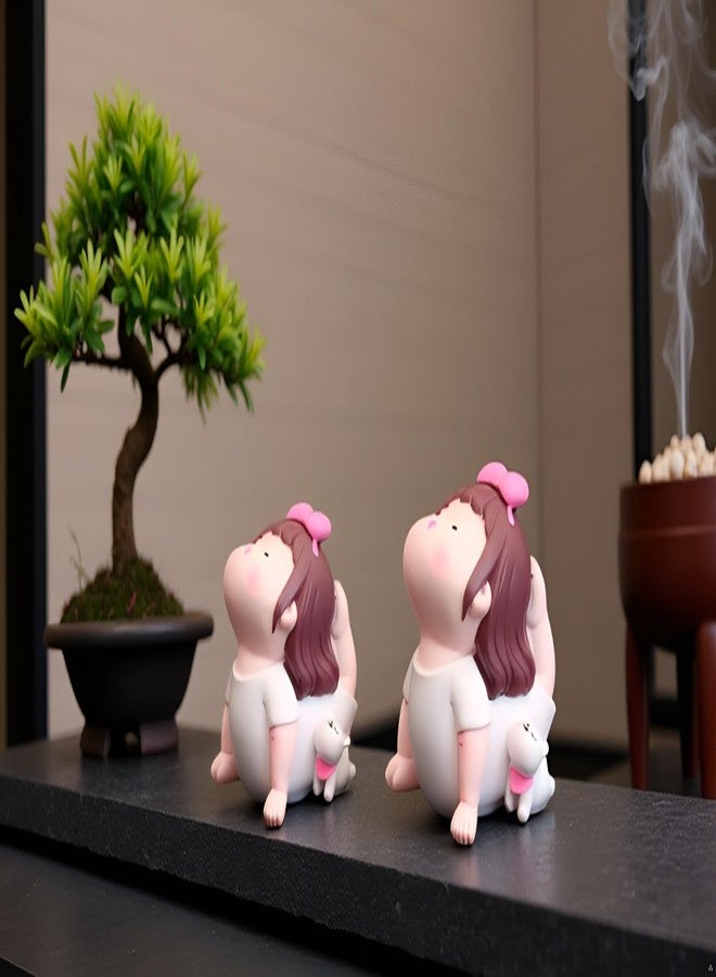 BHOOLU&GOOLU Cute Little Miniature Yoga Girl - Style 4-1 Pc/Set - Image 4