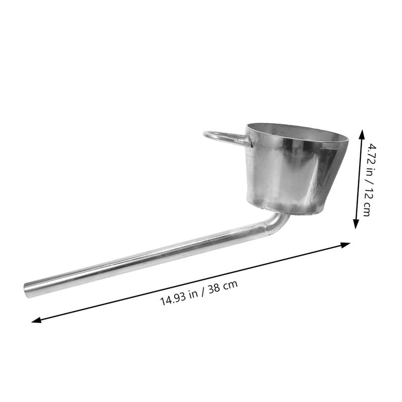Stainless Steel Fuel Spout Funnel Oil Filling Tool for Trucks and Motorcycles Transmission Fluid Funnel with Multi-Angle Design for Stable Liquid Transfer and Vehicle Use - Image 2