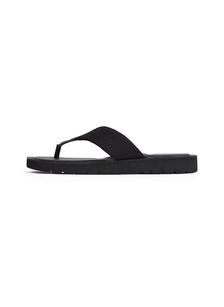 CALVIN KLEIN LOGO SANDALS
