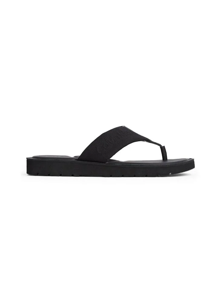 CALVIN KLEIN LOGO SANDALS