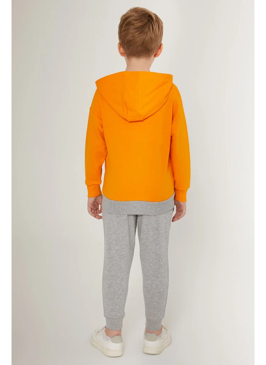 روليبولي Explore Orange Boy's Tracksuit Set