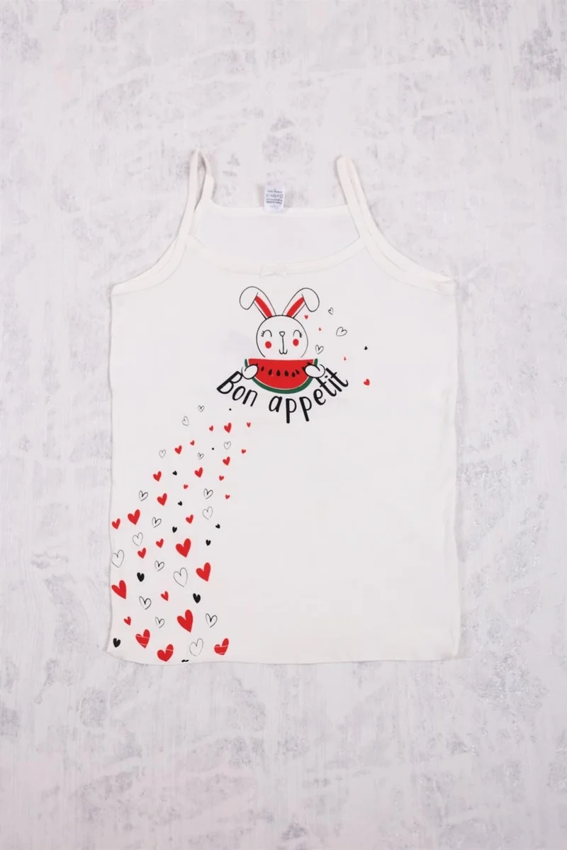 Gümüş Silver 3-Pack Girls Mixed Patterned Undershirt