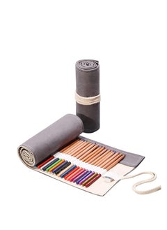 Y&D 72 Slots Pencil Wrap - Artist Colored Pencils Roll Up Bag Organizer for Drawing and Coloring, Travel Coloring  - Image 1