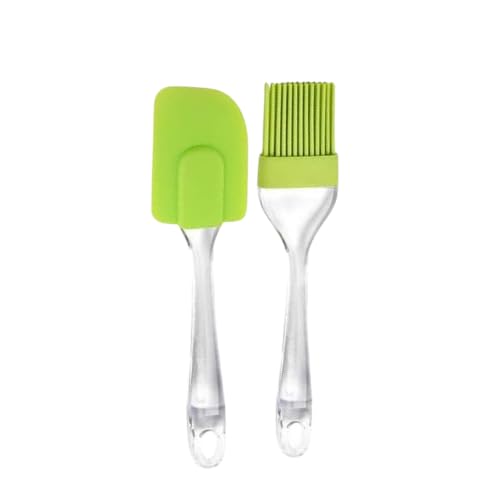 YESIKOM Silicon Spatula Oil Brush Set oven pot with 9 inch tong - Image 2