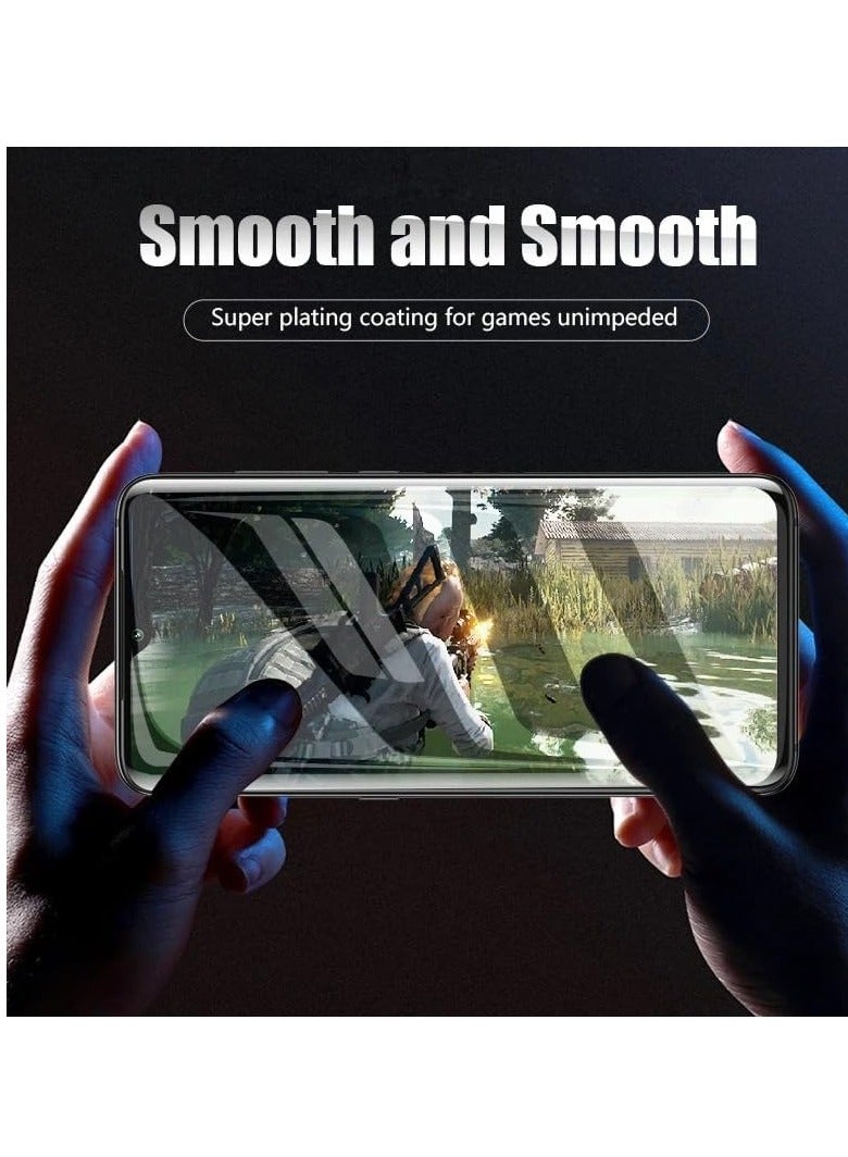 5D Full Glass Screen Protector For Honor X8B 5D. Black Frame - Image 2