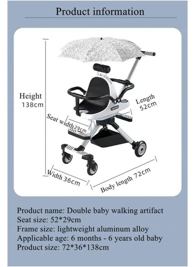 JIARUOQI - Double Side Stroller - Image 1