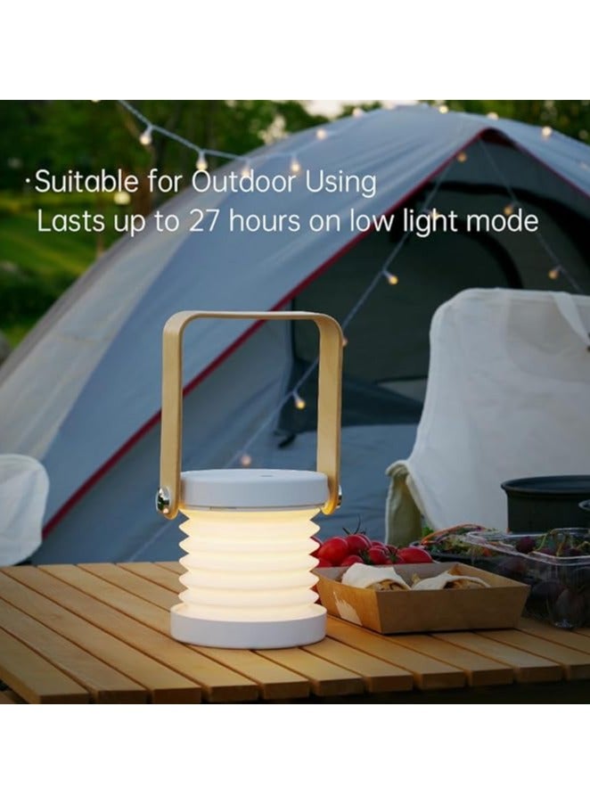 DANIM Touch Control Dimmable Multifunctional Night Light,Battery Operated Reading Light Table Lamp Outdoor Lamp Desk Lamp,USB Rechargeable Portable Folding LED Lantern Lamp - Image 4