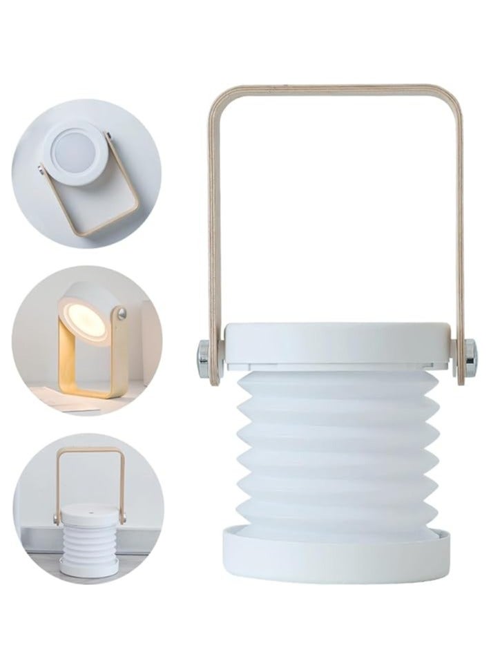 DANIM Touch Control Dimmable Multifunctional Night Light,Battery Operated Reading Light Table Lamp Outdoor Lamp Desk Lamp,USB Rechargeable Portable Folding LED Lantern Lamp - Image 5