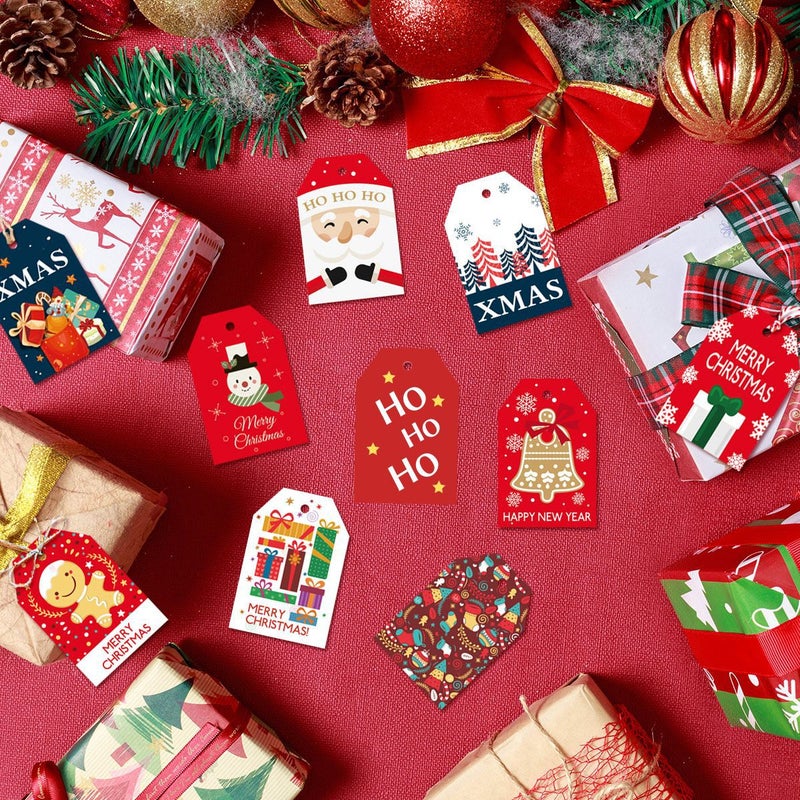 Supply Of Three-Dimensional Christmas Greeting Cards Through Tags Christmas Tree Decoration Design Color Pattern Card Series - Image 2