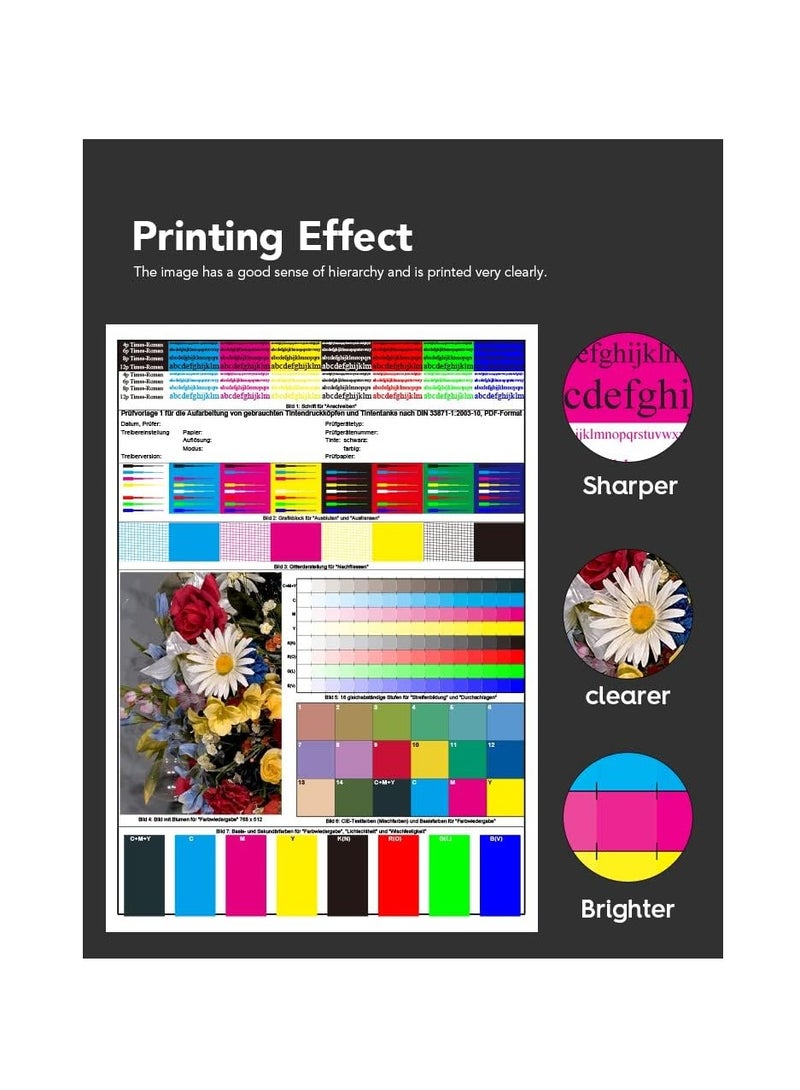 Terabyte GI-41 ink set 4-Pack (PigmentBlack Cyan Magenta Yellow) GI 41 Compatible for CANON PIXMA G1420/G2420/G2460/G3420/G3460 - Image 3