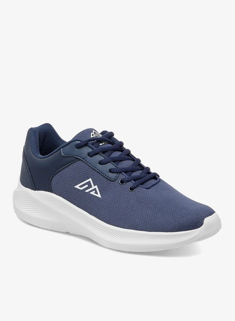 Oaklan by Shoexpress Textured Sports Shoes with Lace-Up Closure