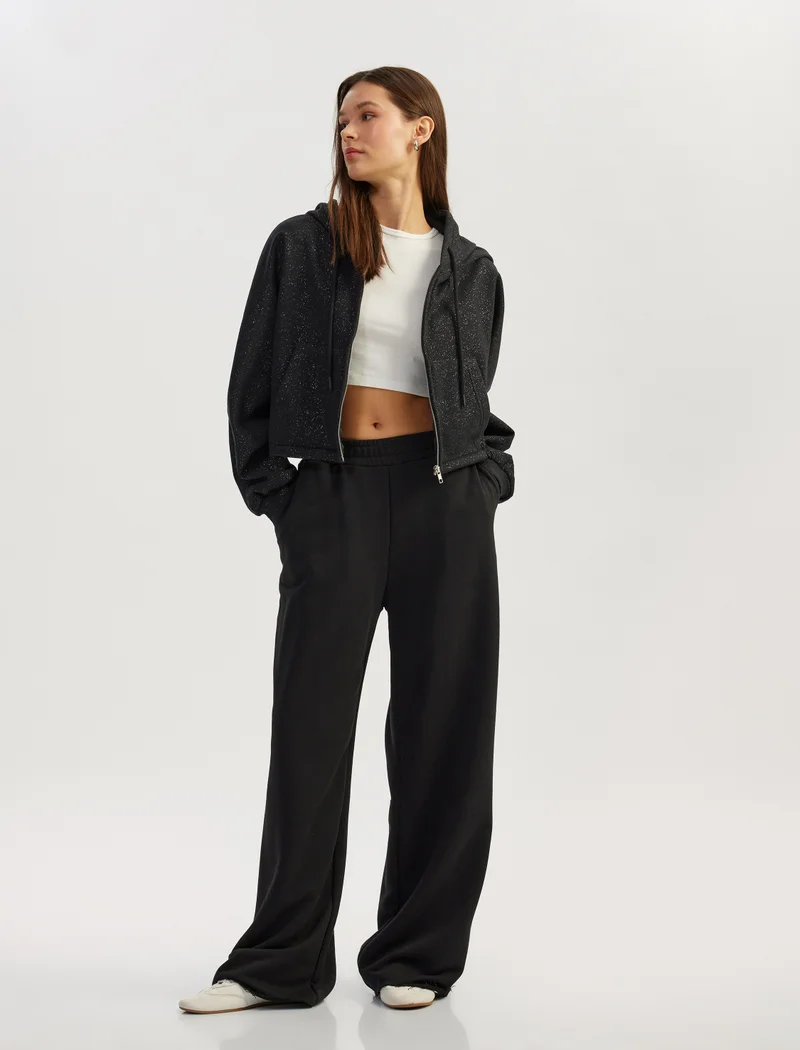كوتون Crop Sweatshirt
