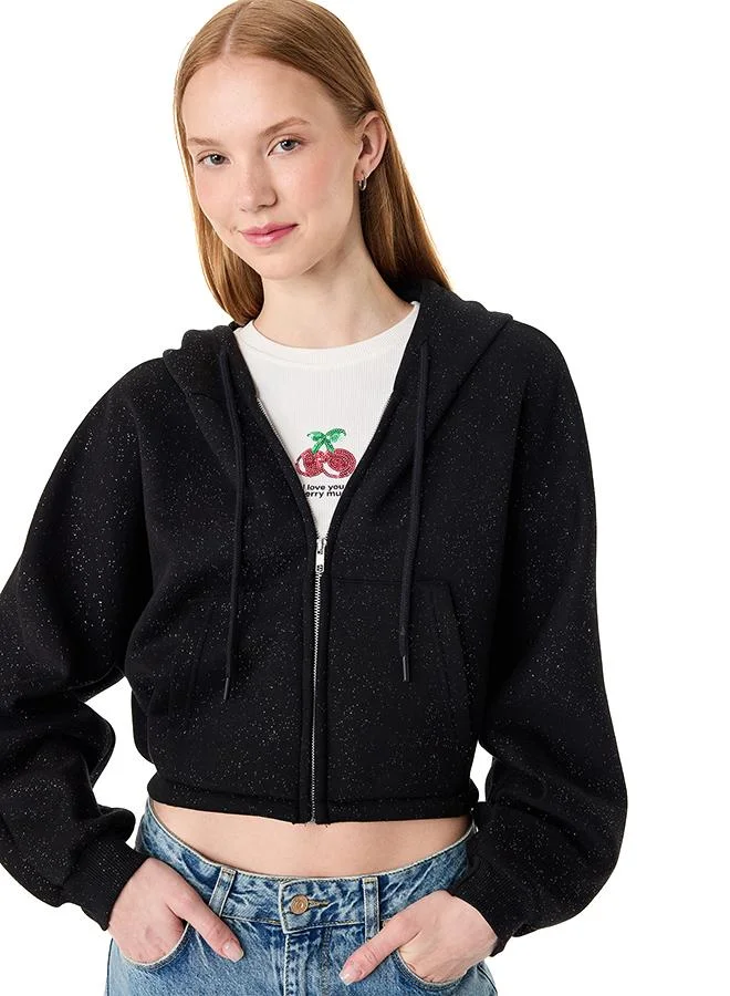 Koton  Textured Cropped Jacket for Women | Best Price UAE
