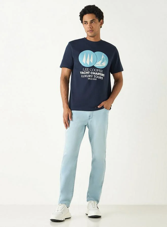 لي كوبر بنطلون جينز بقصة سليم وجيوب من لي كوبر