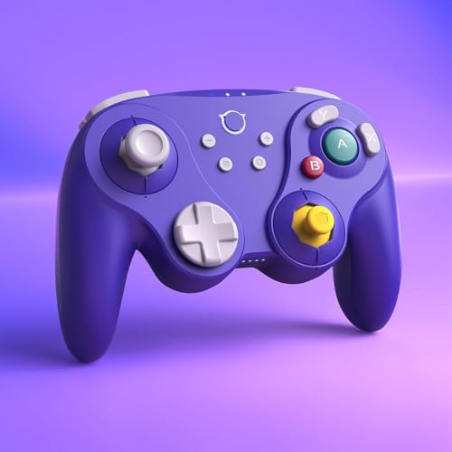 NYXI Warrior GameCube Controller for Switch/Switch 2/NGC/Wii/PC, Wireless Switch Pro Controller with Hall Effect Joysticks/Trigger, Mechanical Switch A/B/X/Y, HD Rumble, 6-Axis Gyro,Programmable - Image 3