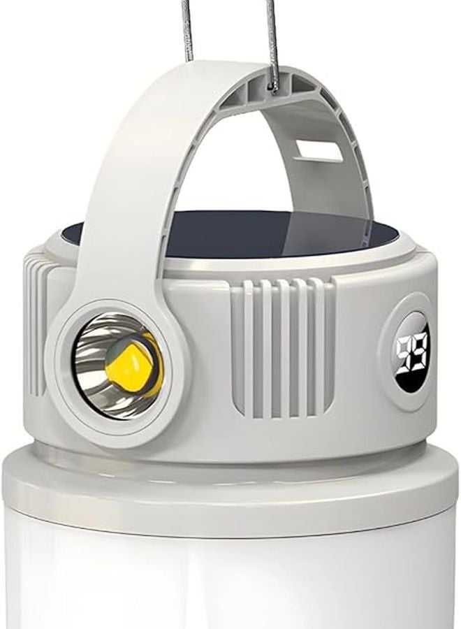 Rechargeable Solar Camping Light Portable Outdoor Led ABS Casing Dual Power Long Lasting Battery - Image 2