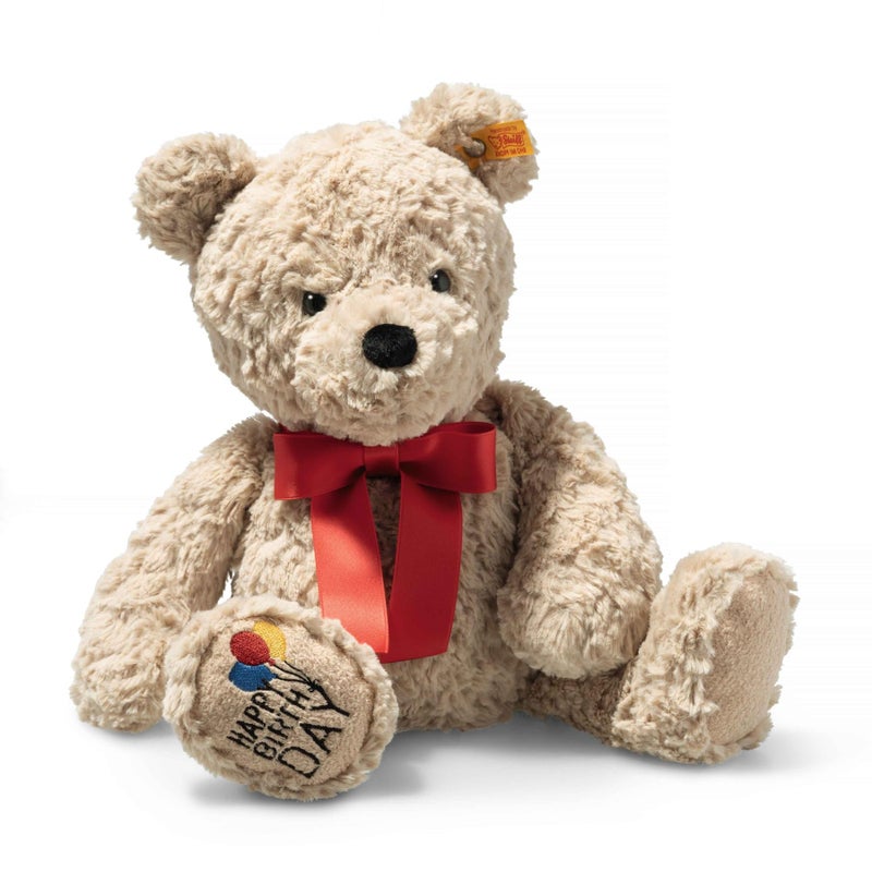 Steiff Soft Cuddly Friends Jimmy Teddy Bear Birthday 14 Plush Toy - Image 2