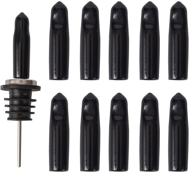 LEGERM New Designed Liquor Pour Spouts Covers- 10 Pcs Plastic Bottle Pourer Cover Dust Caps (Not Include Pour Spout) - Image 1
