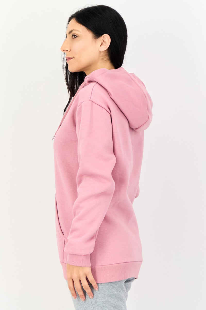 Hummel Women Sportswear Fit Long Sleeve Outdoor Sweatshirt, Mauve - Image 2