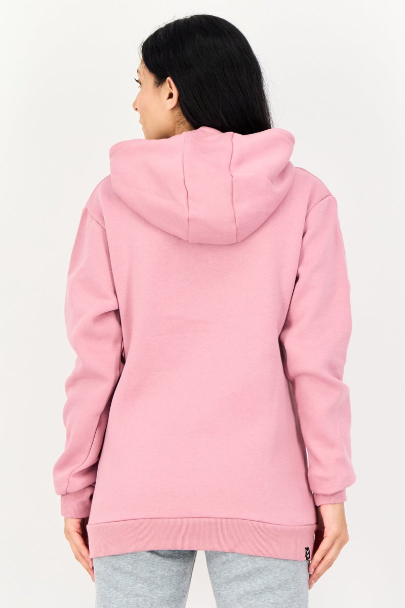 Hummel Women Sportswear Fit Long Sleeve Outdoor Sweatshirt, Mauve - Image 3