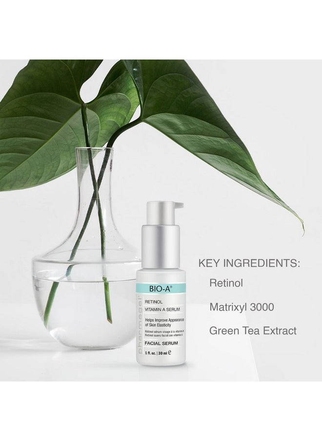 Pharmagel - Bioa Facial Serum Retinol Serum Anti Aging And Anti Wrinkle Smoothes Softens & Brightens Skin 1 Fl. Oz. - Image 1