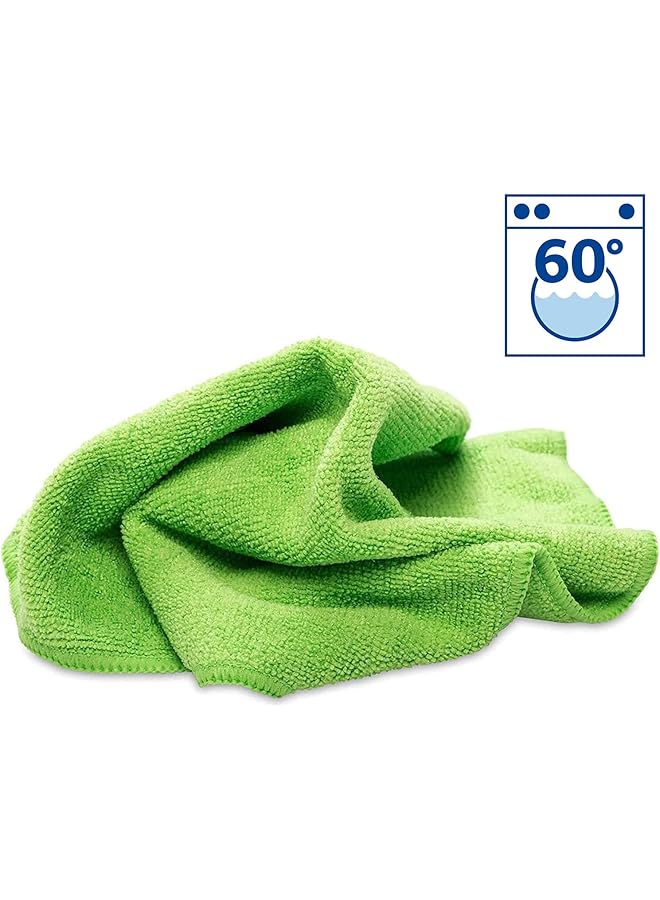 Vileda Microfiber All Purpose Cloth 8 Pieces In Multiple Colors Super Cleaning Towel For Kitchen Office Car Bathroom And Toilet. With Antibacterial Effect And Absorbent Super Quality - Image 5