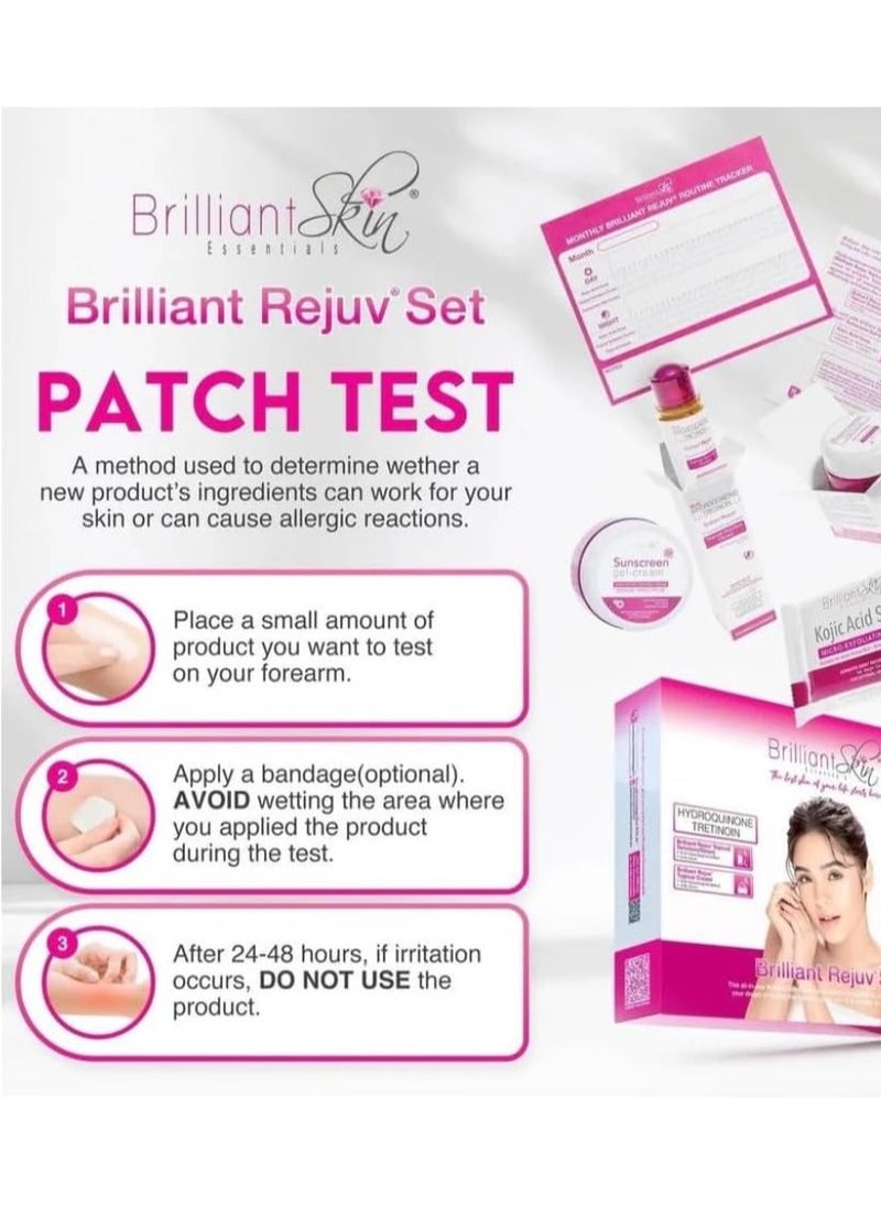 Brilliant Skin - Brilliant Rejuv Skincare Set - Dark Spot Corrector & Anti-Acne Treatment - Helps Brighten Dull Skin & Smooth Texture - Complete Facial Care Kit - Image 1