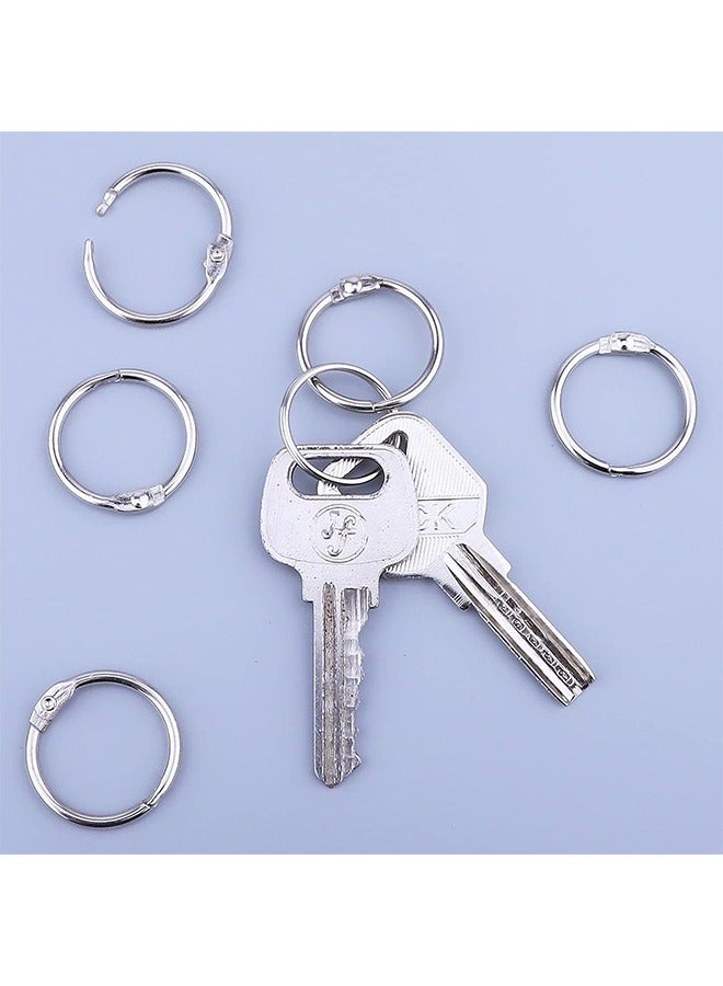 Ant 30 Piece Loose Leaf Binder Rings 25mm, Metal Book Rings for Index Cards, Loose Leaf Binder Rings for Paper Notebooks Office - Image 5