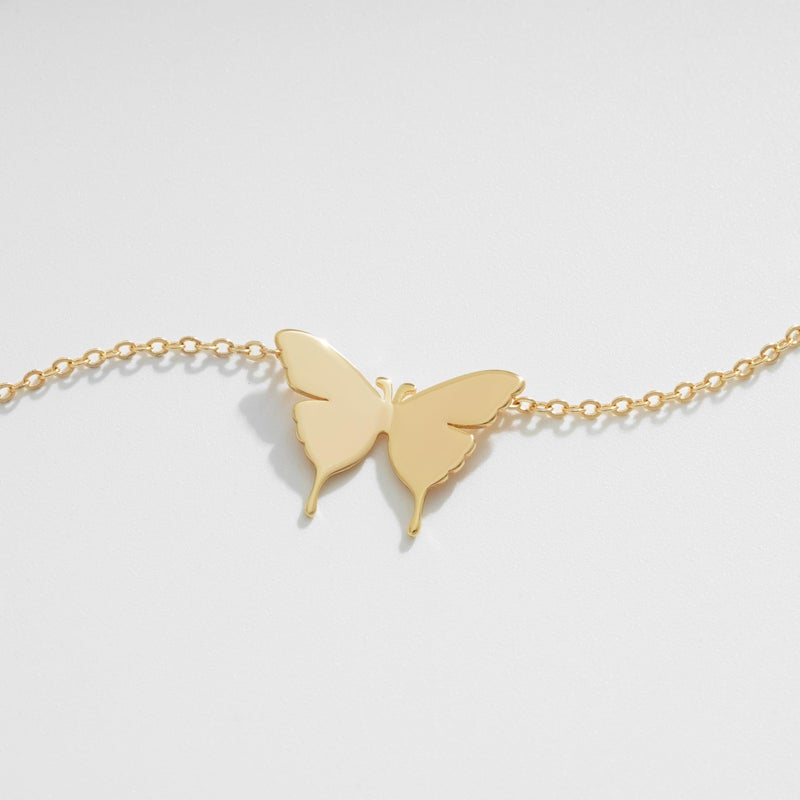 VACRONA Gold Dainty Butterfly Necklaces 18K Gold Plated Choker Necklace Delicate Long Gold Chain Necklaces Jewelry Gift for Women - Image 5