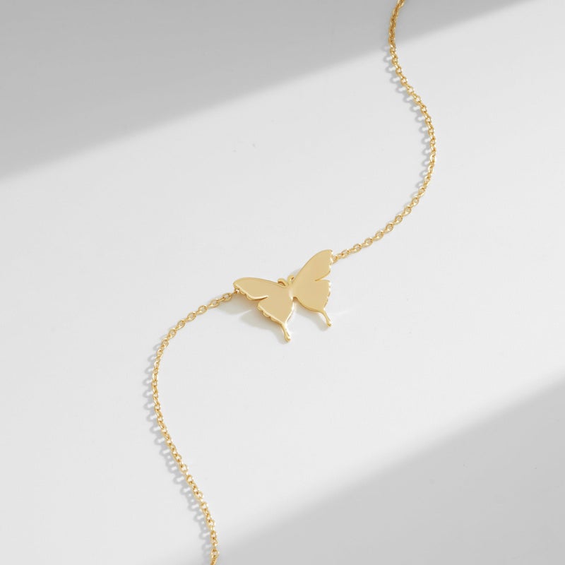 VACRONA Gold Dainty Butterfly Necklaces 18K Gold Plated Choker Necklace Delicate Long Gold Chain Necklaces Jewelry Gift for Women - Image 4