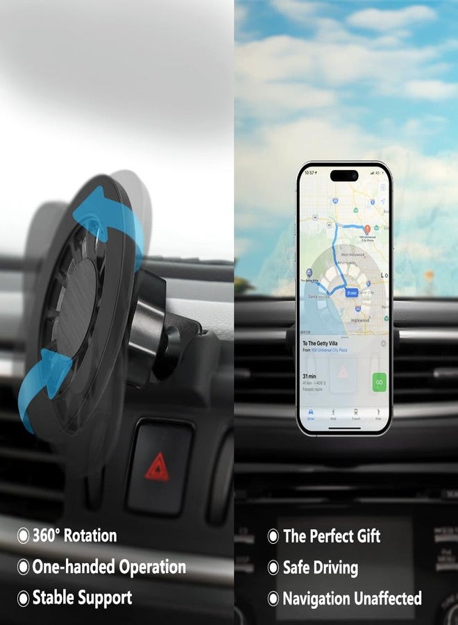 Zchan Car Phone Holder Mount for Nissan Murano 2015-2024 Car Accessories Car Mount 360°Rotation for Car Phone Holder Magnetic Hands Free Compatible with iPhone Samsung Smartphones - Image 5