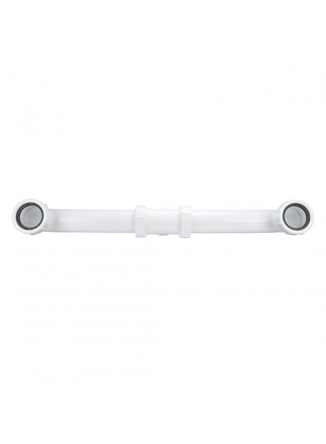 Danco 50974 Center Outlet Waste Drain Pipe, 1-1/2 in, Plastic, White - Image 2