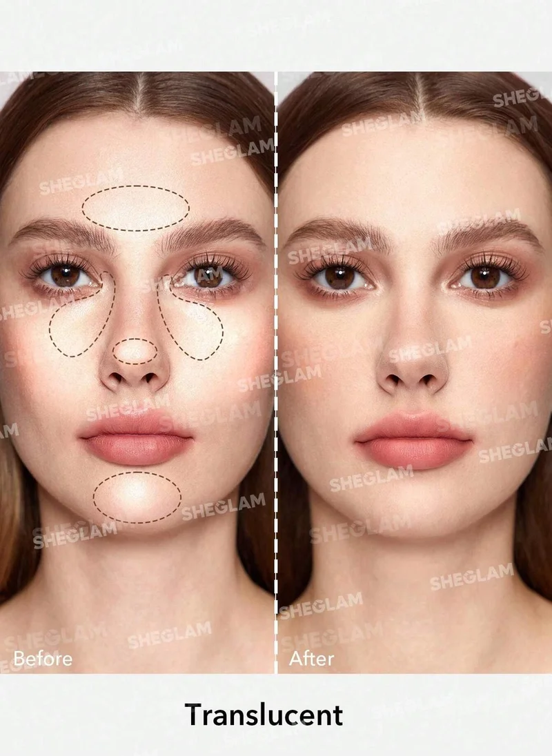 Sheglam Baked Glow Setting Powder-Translucent