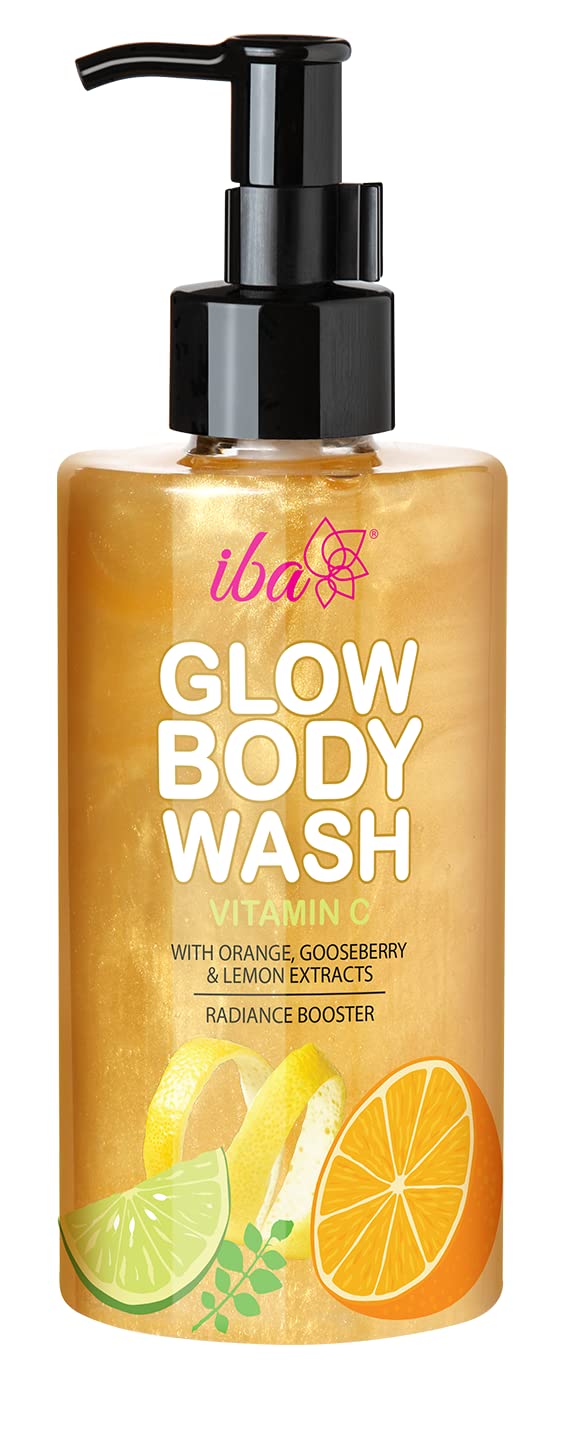 Iba Vitamin C Glow Body Wash No Parabens No Sulfates For Cleansed Glowing Skin Halal Certified Vegan 320ml - Image 1