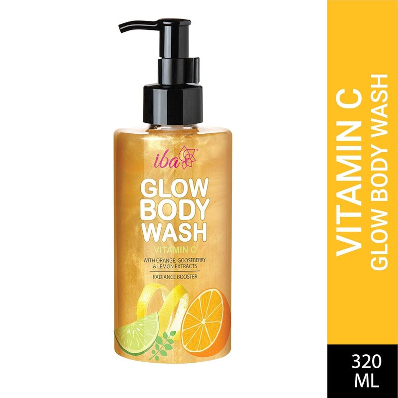 Iba Vitamin C Glow Body Wash No Parabens No Sulfates For Cleansed Glowing Skin Halal Certified Vegan 320ml - Image 2