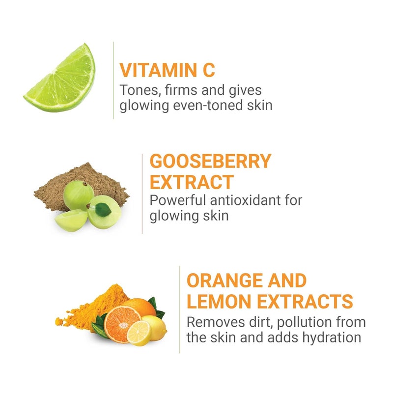 Iba Vitamin C Glow Body Wash No Parabens No Sulfates For Cleansed Glowing Skin Halal Certified Vegan 320ml - Image 4