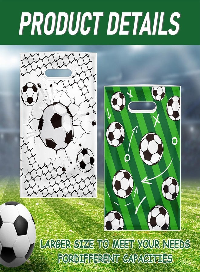 Animsco Soccer Goodie Bags 50Pcs Soccer Treat Candy Bags Plastic Party Favor Bags for Soccer Bag Soccer Theme Gift Bag Football Party Supplies Birthday Party Decorations - Image 5