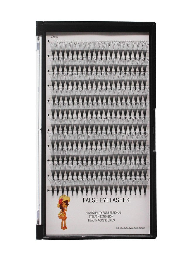 Bodermincer 200pcs 20D Premade Volume Fans Eye Lashes Extensions Thickness 0.07mm 8-16mm to Choose Black Soft Individual False Eyelashes Makeup Fake Lashes Cluster （8mm） - Image 1