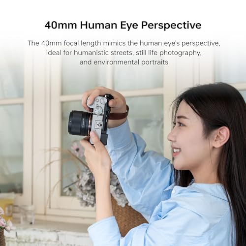 Viltrox AF 40mm F25 Full Frame Lens for Sony EMount STM Focus Motor Standard Lens Compact Prime Lens for Sony Camera a7 a7II a7III a7IV a7R a7RII a7RIII a7RIV a7RV a7S a7SII a7SIII a1 ZVE1 - Image 3