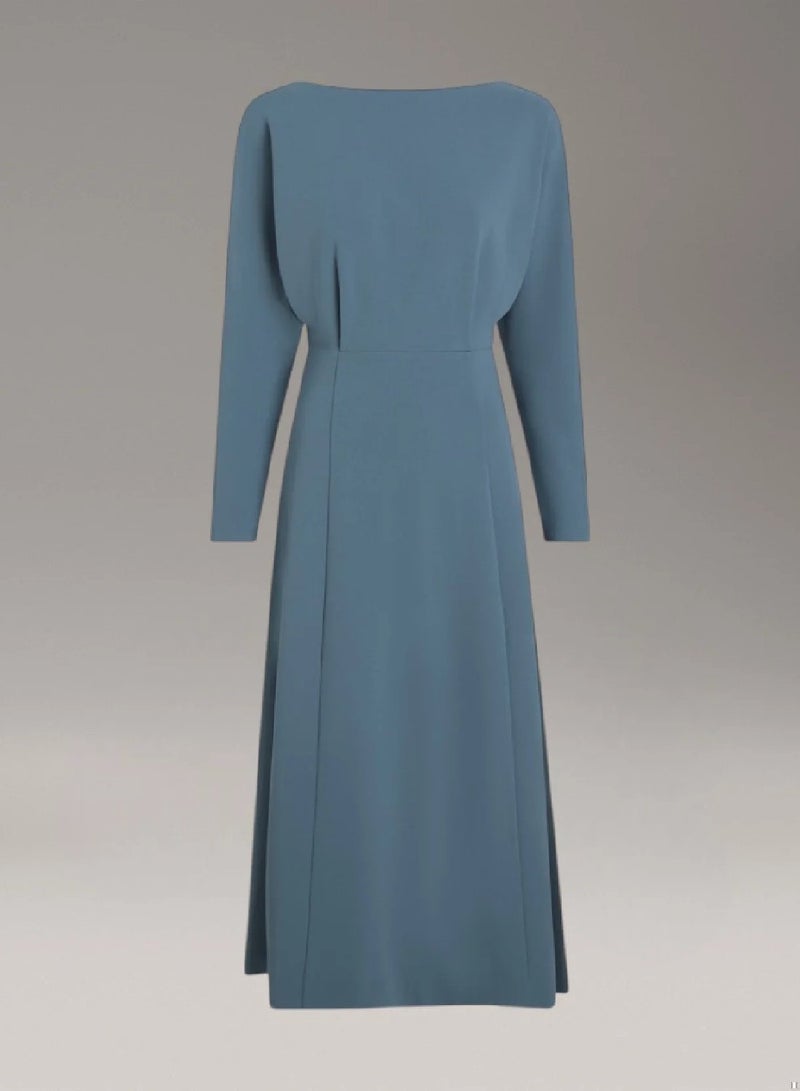 CALVIN KLEIN Scuba Crepe Midi Dress - Image 4