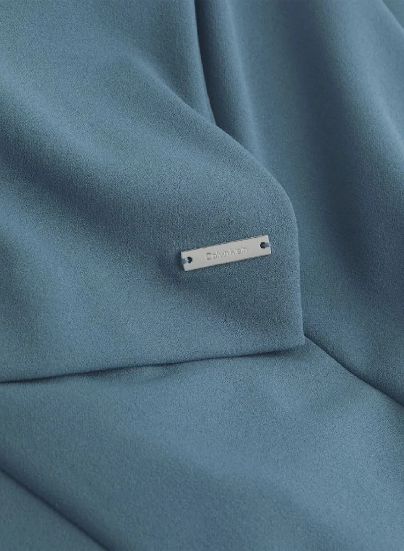 CALVIN KLEIN Scuba Crepe Midi Dress