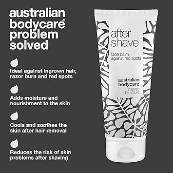 Australian Bodycare After Shave Balm with Tea Tree Oil for Men 100ml Immediate Relief After Shaving Soothes Irritation and Eliminates Razor Burn Red Spots Reduces Ingrown Hairs Moisturizer - Image 3