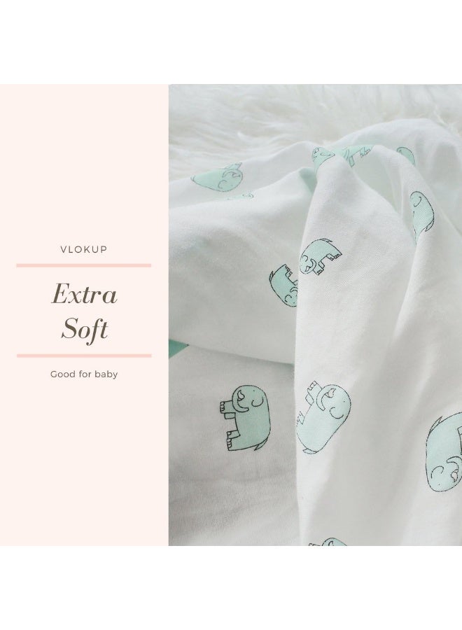 Vlokup Baby Changing Pad Cover Set Muslin Cotton, Portable Contoured Diaper Change Pad Sheet for Boys and Girls, Flamingo - Image 5