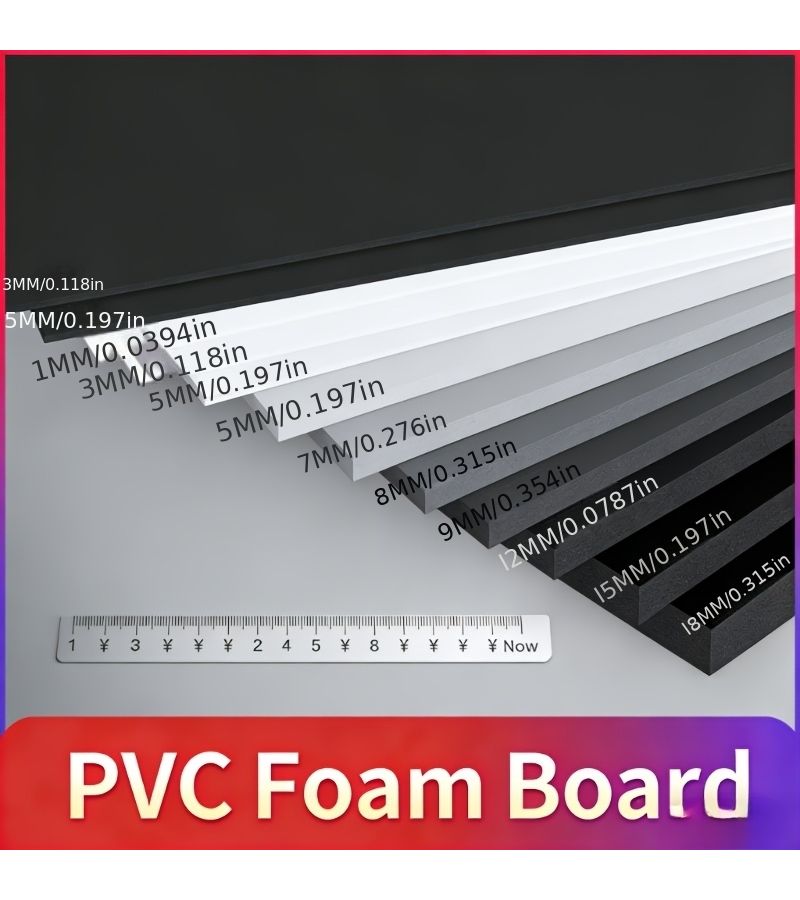 1 قطعة من لوح PVC الرغوي الأبيض مقاس 210 × 150 × 12 ملم خلفية إعلانية متينة - Image 4