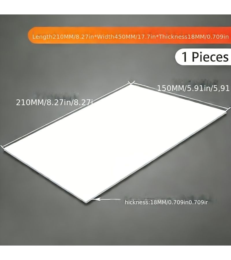 1 قطعة من لوح PVC الرغوي الأبيض مقاس 210 × 150 × 12 ملم خلفية إعلانية متينة - Image 3