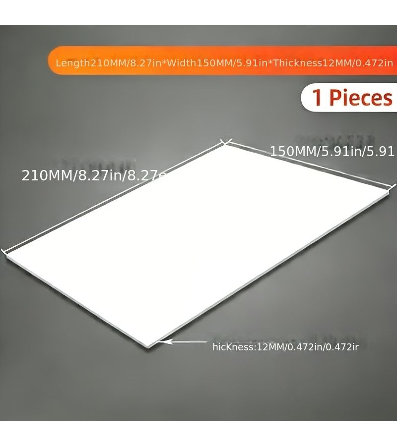 1 قطعة من لوح PVC الرغوي الأبيض مقاس 210 × 150 × 12 ملم خلفية إعلانية متينة - Image 2