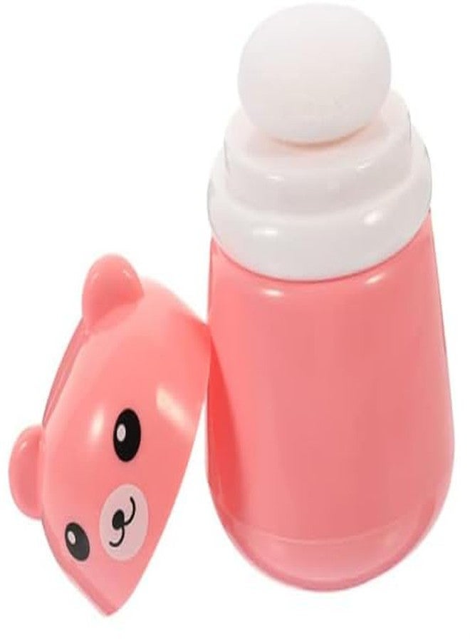 Closecret Baby Talcum Powder Puff with Case – Refillable Powder Container with Soft Puff for Babies, Toddlers & Kids – Gentle & Safe for Delicate Skin (Pink) - Image 1
