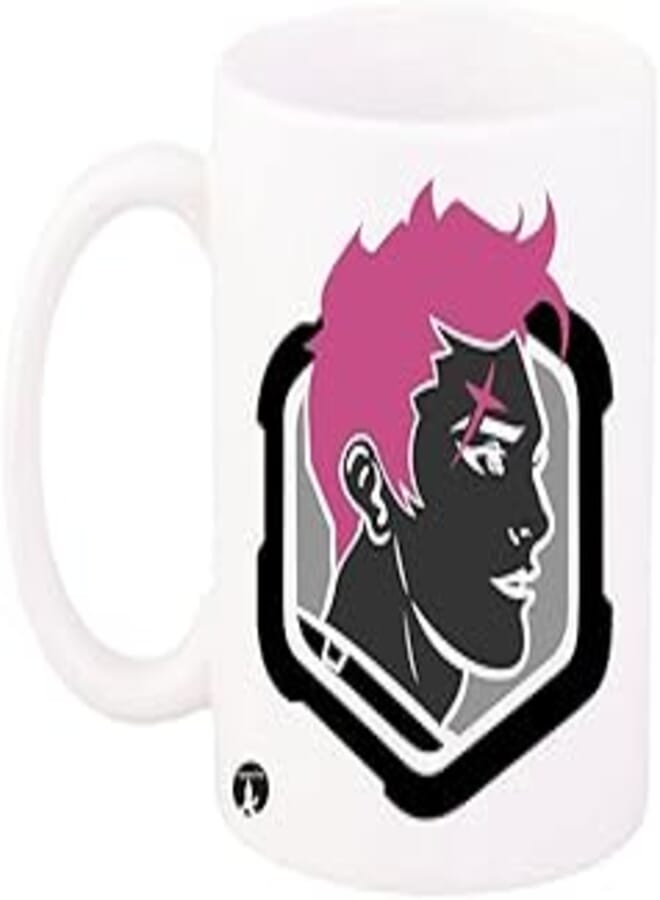 RYN The Video Game/Overwatch/Design Mug White Black Pink 11ounce